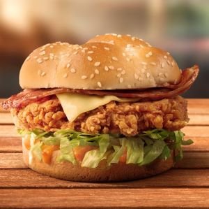 Chicken Cheese Zinger Burger