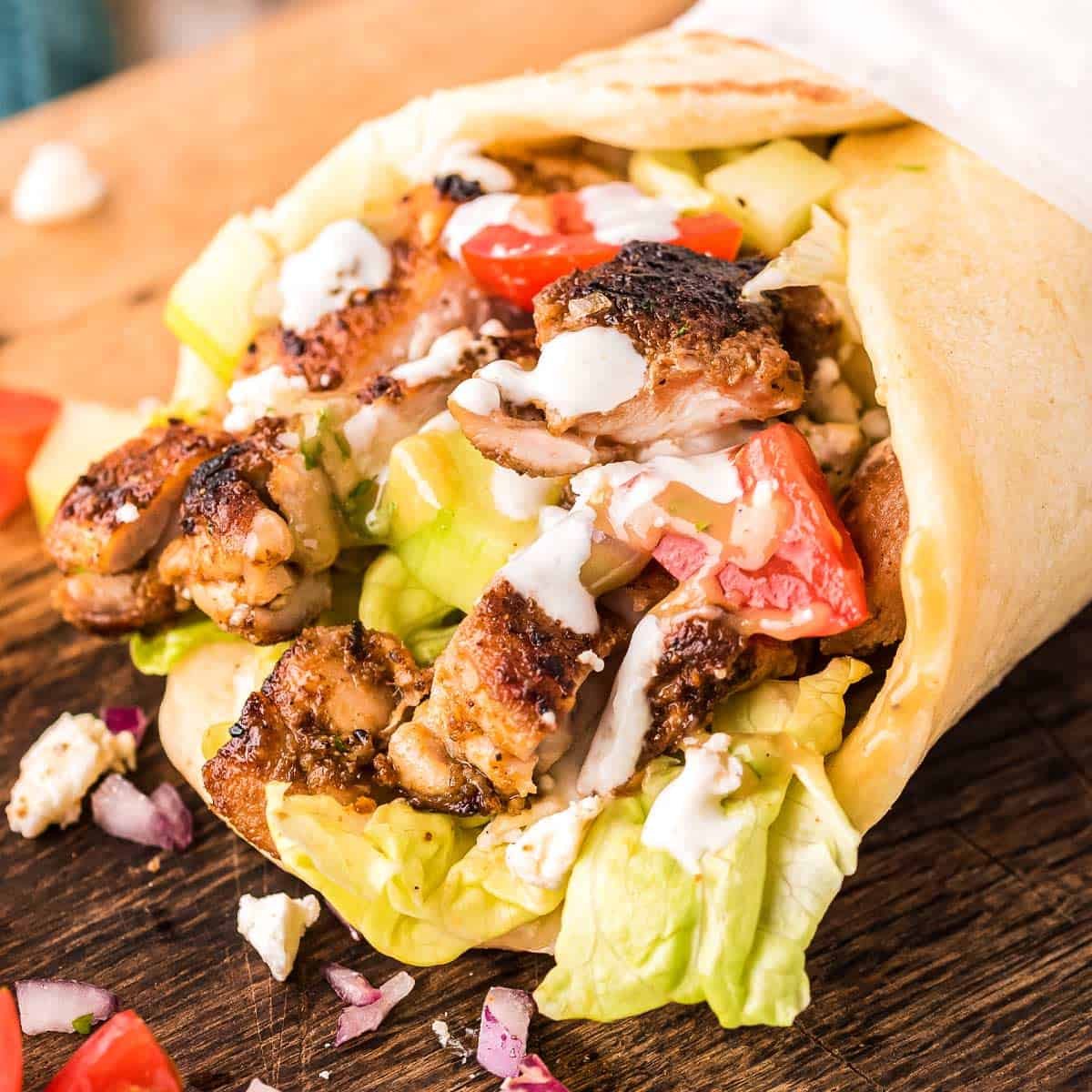 Chicken Shawarma with Cheese